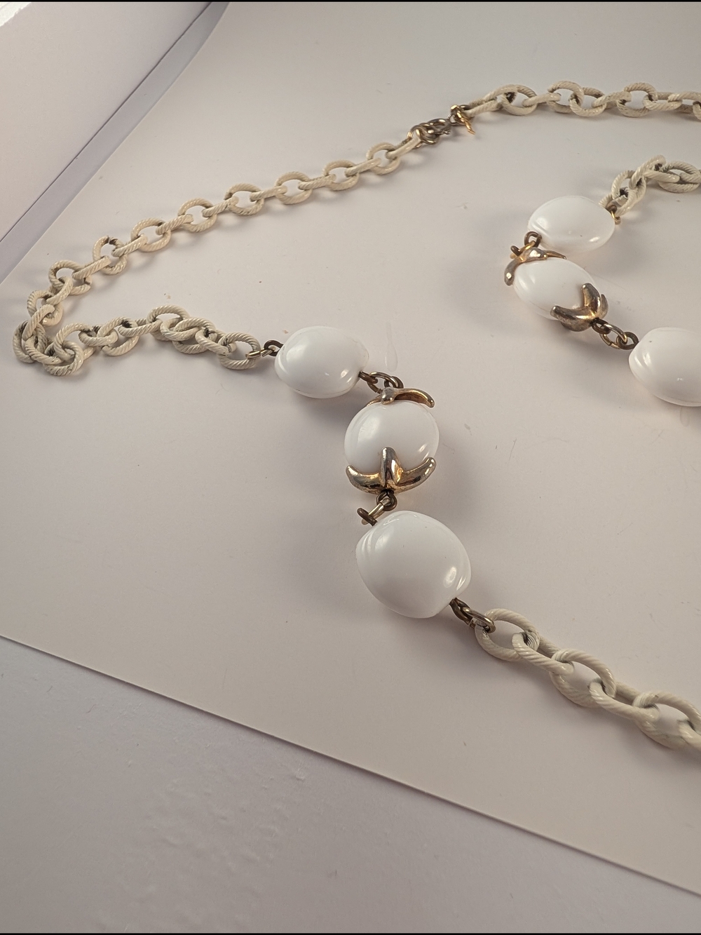 Trifari Waterfall Sautoir 56 Inch Long Gold-Tone Chain Necklace - Picture 3 of 13